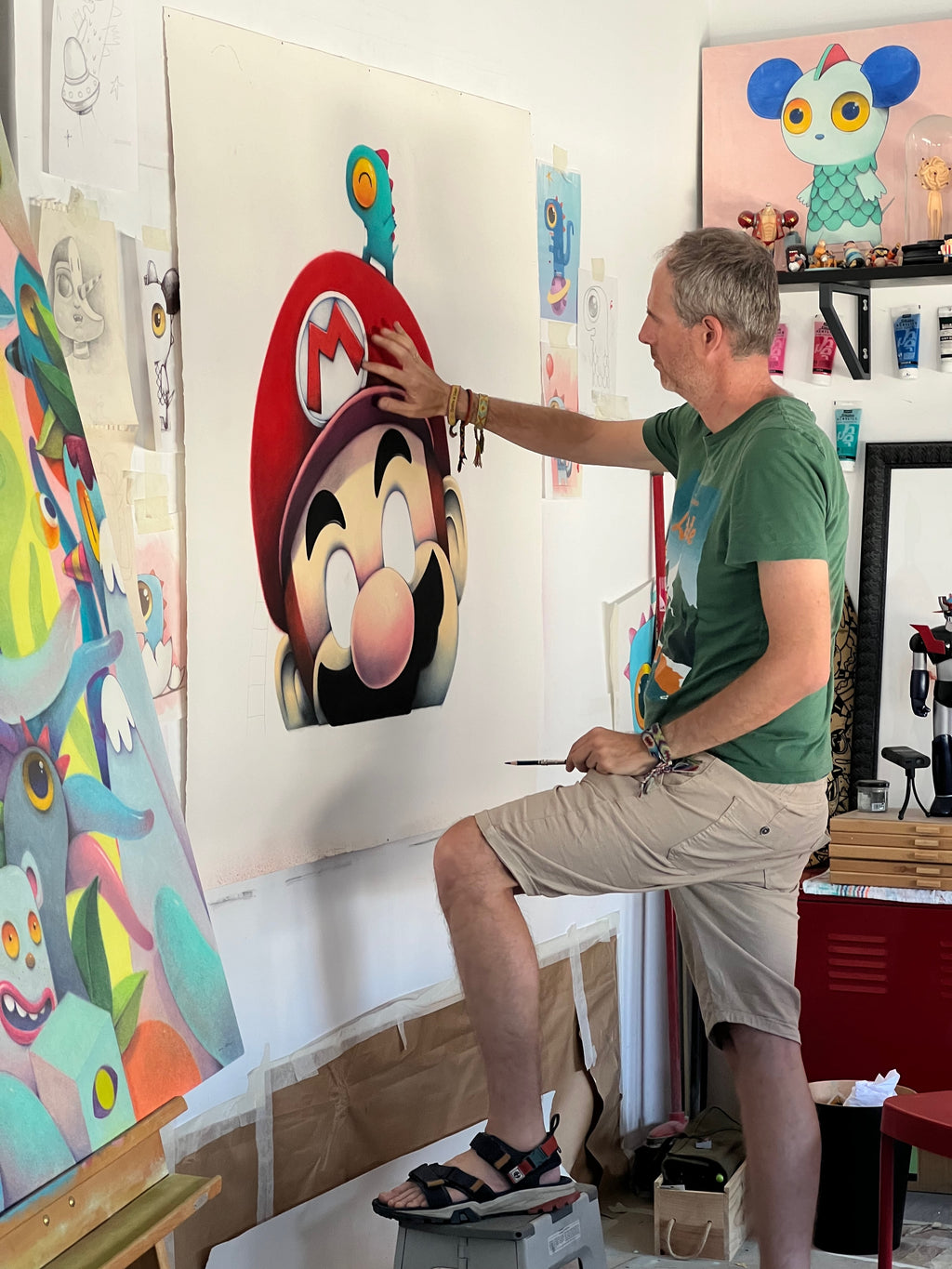 Mario's Memories Limited Edition Giclee Print by Oscar Llorens Fine Art