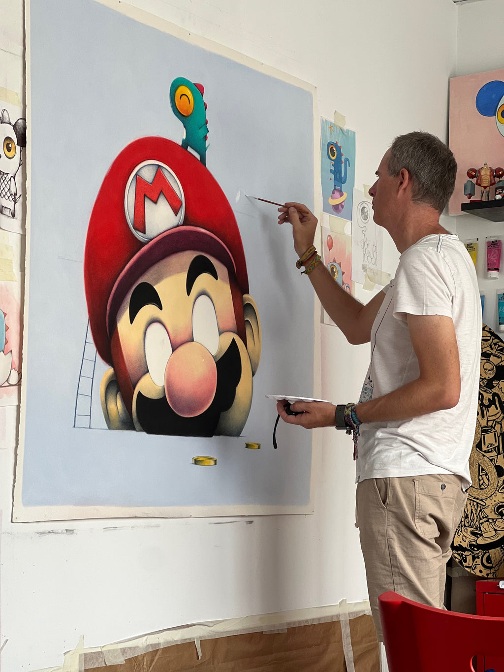 Mario's Memories Limited Edition Giclee Print by Oscar Llorens Fine Art